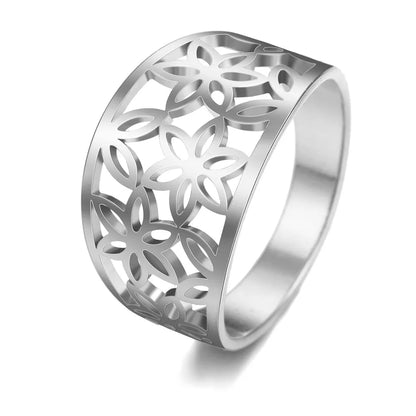 Bague fleur de vie vitalys argent